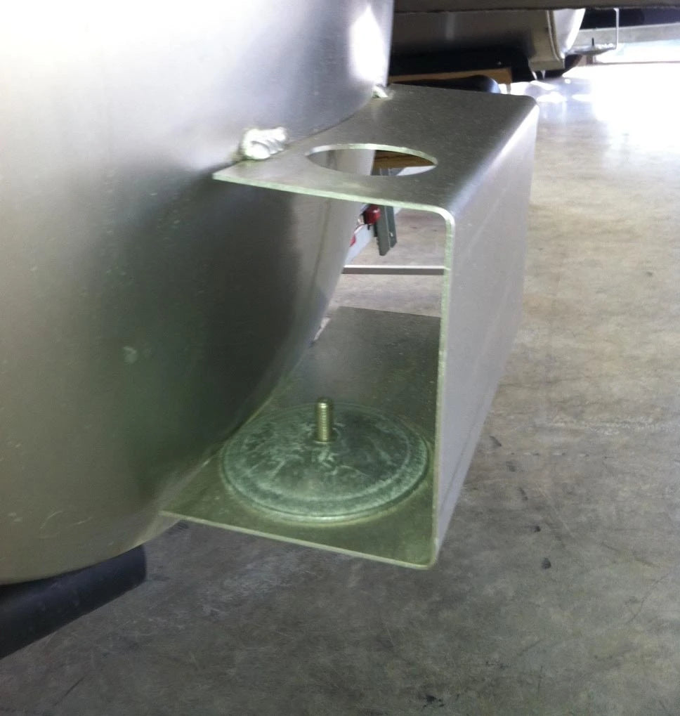 Rudder/Trim Tab Aluminum Anode - 3-3/4" Dia.