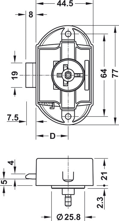 Häfele Push-Lock