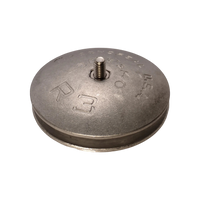 Rudder/Trim Tab Aluminum Anode - 3-3/4" Dia.