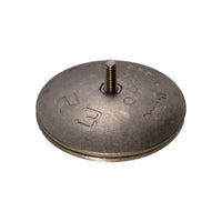Rudder/Trim Tab Aluminum Anode - 3-3/4" Dia.