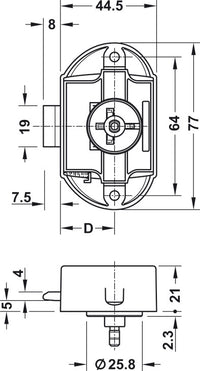 Häfele Push-Lock